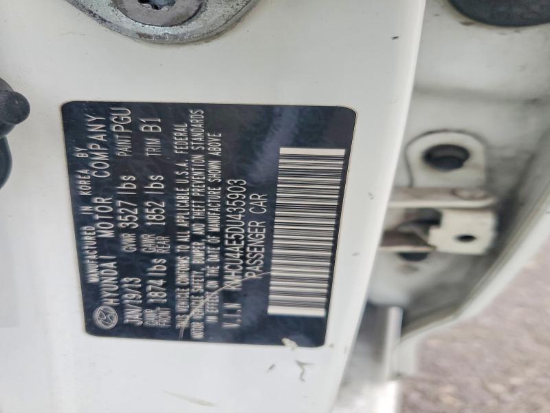 Aukcja sprzedaży 2013 Hyundai Accent, vin: KMHCU4AE5DU435903, numer aukcji: 69684426