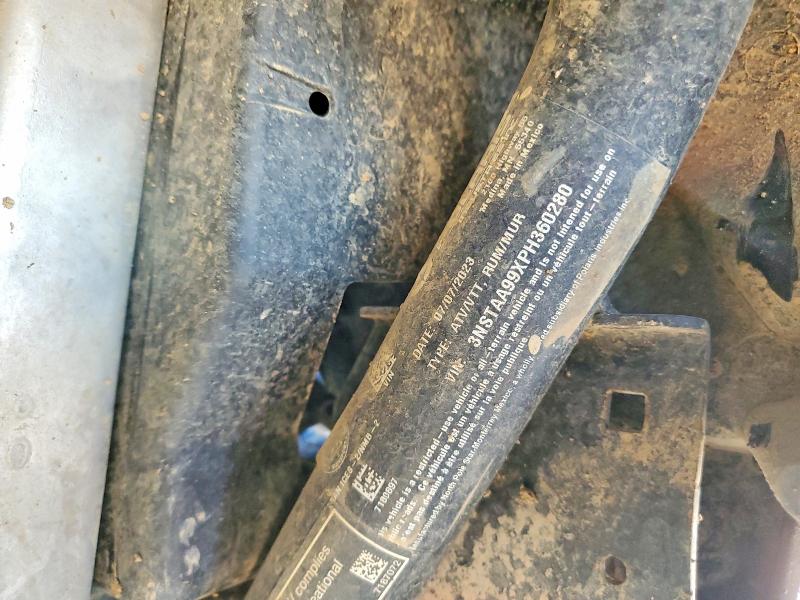 67114106 :رقم المزاد ، 3NSTAA99XPH360280 vin ، 2023 Polaris Ranger مزاد بيع