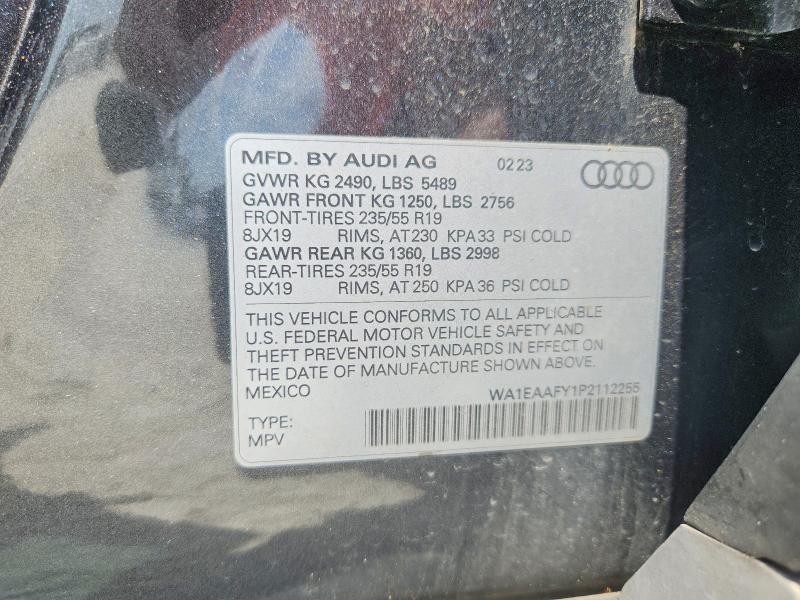 Aukcja sprzedaży 2023 Audi Q5, vin: WA1EAAFY1P2112255, numer aukcji: 66428476