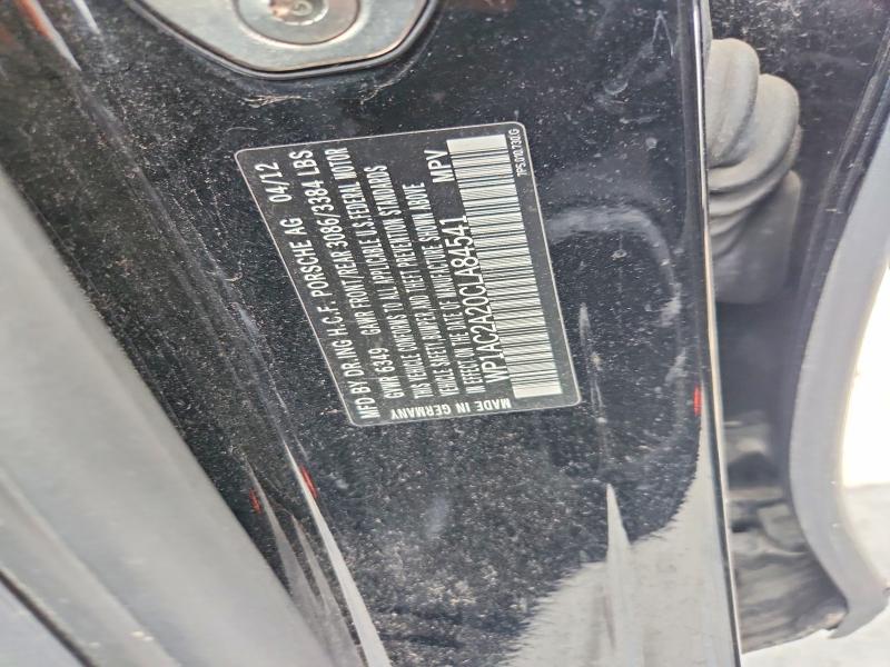 Продаж на аукціоні авто 2012 Porsche Cayenne, vin: WP1AC2A20CLA84541, номер лоту: 68037516