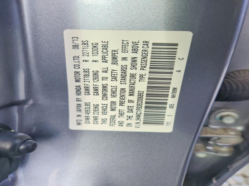 68807926 :رقم المزاد ، JH4KC1F93EC006892 vin ، 2014 Acura Rlx مزاد بيع