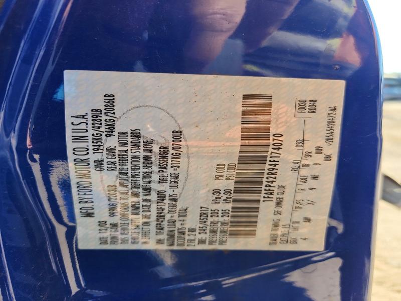 Aukcja sprzedaży 2004 Ford Mustang, vin: 1FAFP42R94F174070, numer aukcji: 68278986