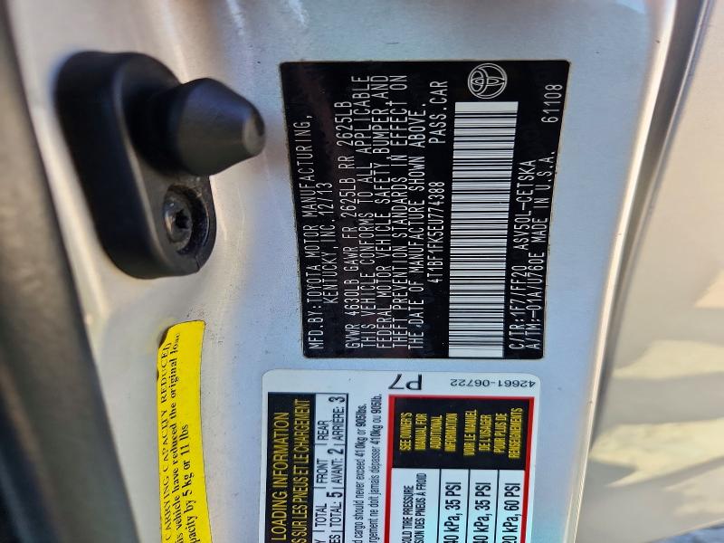 Продажа на аукционе авто 2014 Toyota Camry, vin: 4T1BF1FK5EU774388, номер лота: 69971046