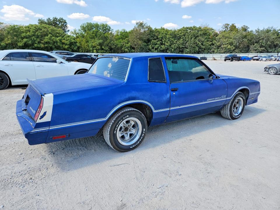 69896546 :رقم المزاد ، 1G1GZ37G8FR101020 vin ، 1985 Chevrolet Monte Carlo مزاد بيع