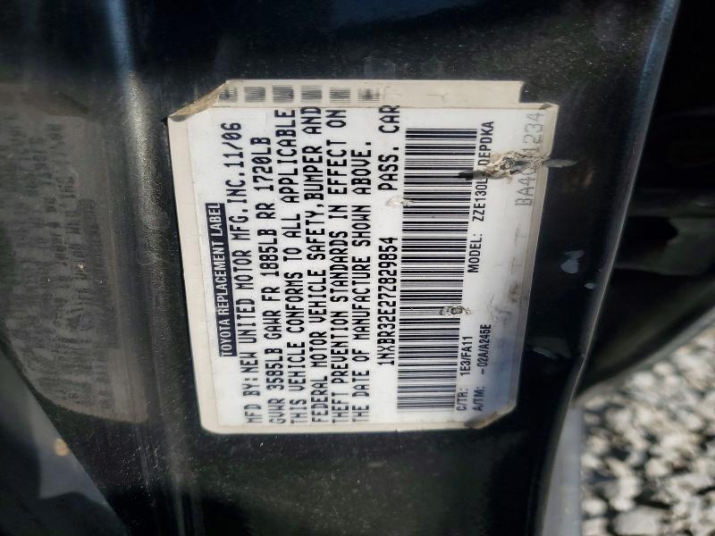 Продаж на аукціоні авто 2007 Toyota Corolla, vin: 1NXBR32E27Z829854, номер лоту: 69566626