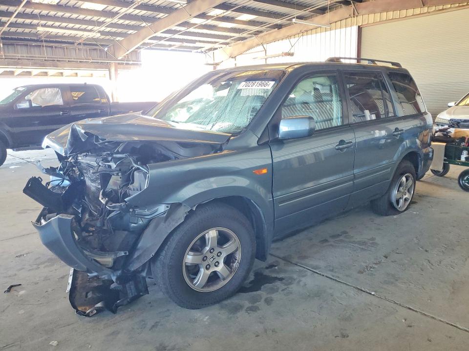 2007 Honda Pilot მანქანა იყიდება აუქციონზე, vin: 5FNYF28597B046256, აუქციონის ნომერი: 70281966