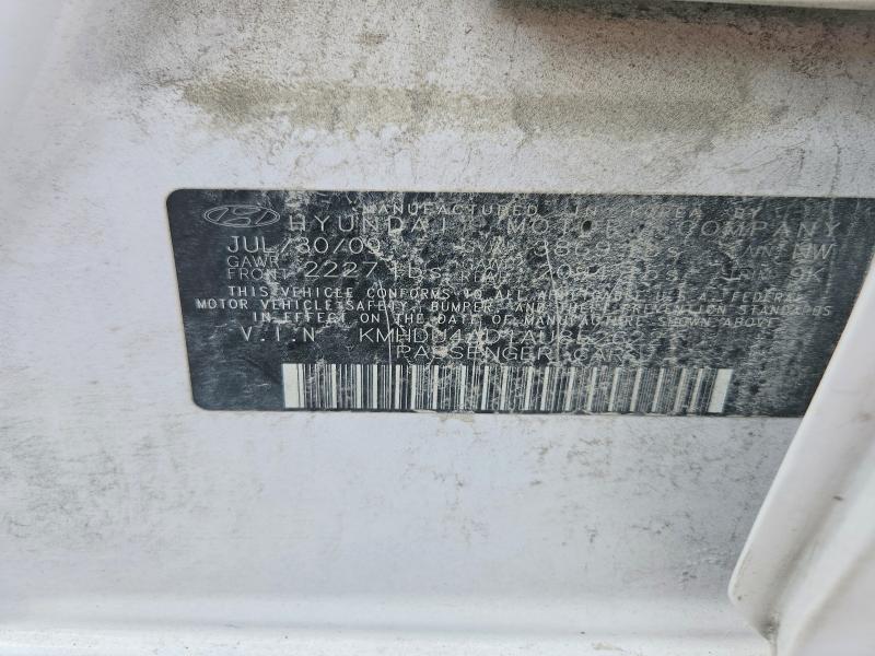 69522516 :رقم المزاد ، KMHDU4AD1AU852622 vin ، 2010 Hyundai Elantra مزاد بيع