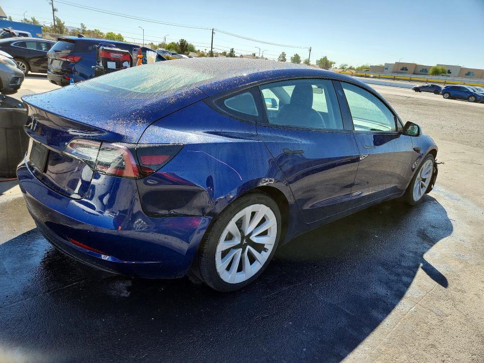 2022 Tesla Model 3 მანქანა იყიდება აუქციონზე, vin: 5YJ3E1EA1NF371067, აუქციონის ნომერი: 70507916