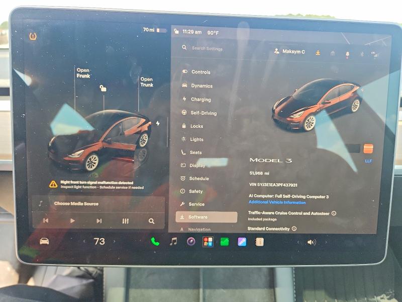 Продаж на аукціоні авто 2023 Tesla Model 3, vin: 5YJ3E1EA3PF437931, номер лоту: 67235516