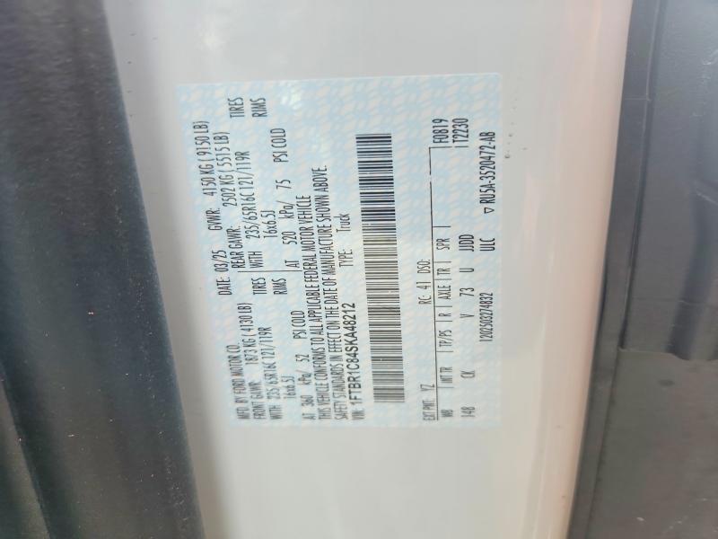 Aukcja sprzedaży 2025 Ford Transit, vin: 1FTBR1C84SKA48212, numer aukcji: 65842106