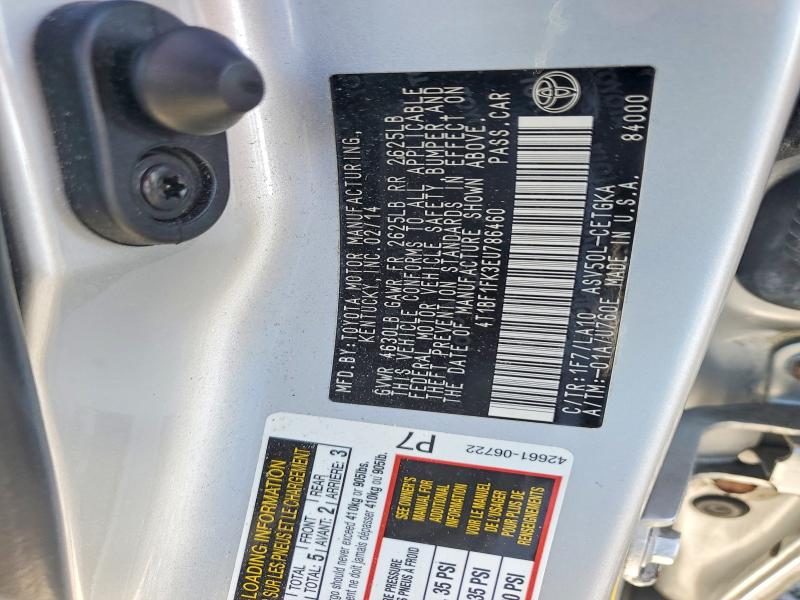 Aukcja sprzedaży 2014 Toyota Camry, vin: 4T1BF1FK3EU786460, numer aukcji: 68617716