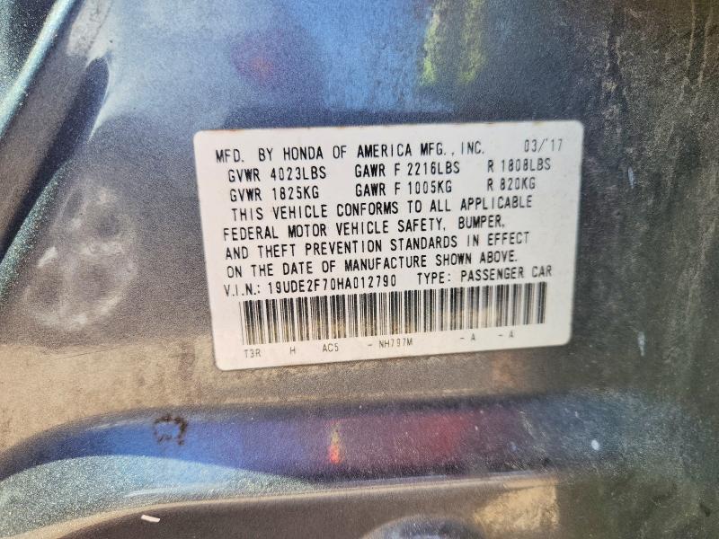 Aukcja sprzedaży 2017 Acura Ilx, vin: 19UDE2F70HA012790, numer aukcji: 68562066