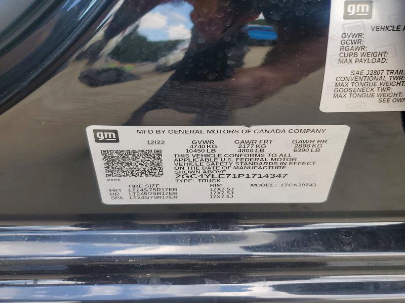 Aukcja sprzedaży 2023 Chevrolet Silverado, vin: 2GC4YLE71P1714347, numer aukcji: 67842436