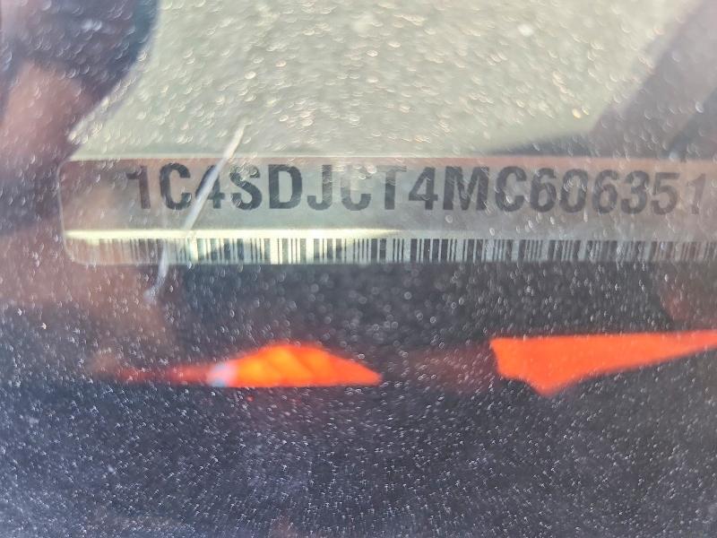 67805226 :رقم المزاد ، 1C4SDJCT4MC606351 vin ، 2021 Dodge Durango مزاد بيع