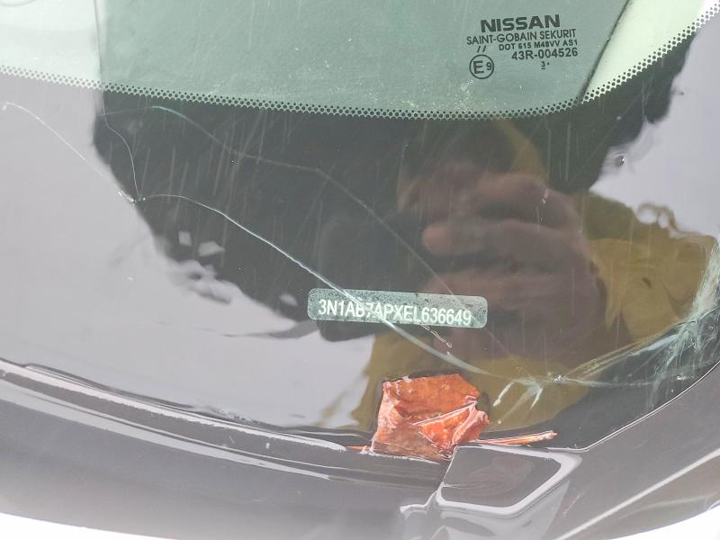 67834006 :رقم المزاد ، 3N1AB7APXEL636649 vin ، 2014 Nissan Sentra مزاد بيع