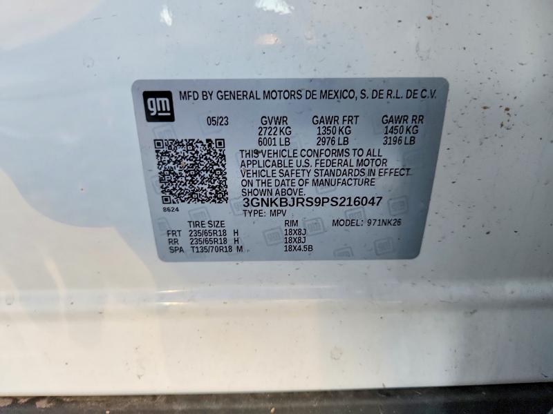Продажа на аукционе авто 2023 Chevrolet Blazer, vin: 3GNKBJRS9PS216047, номер лота: 68651206