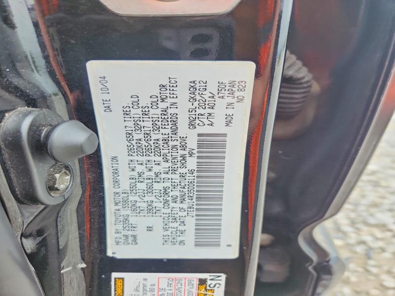 Aukcja sprzedaży 2005 Toyota 4runner, vin: JTEBU14R350061146, numer aukcji: 67749466