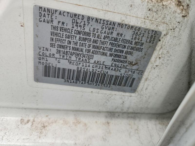 Продажа на аукционе авто 2017 Nissan Sentra, vin: 3N1AB7AP9HY347933, номер лота: 70321266