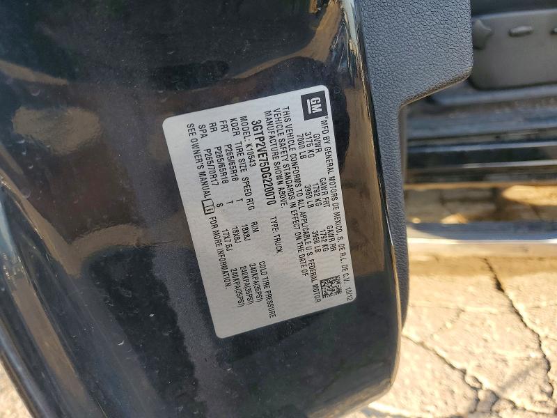 Aukcja sprzedaży 2013 Gmc Sierra, vin: 3GTP2VE75DG220070, numer aukcji: 67860976