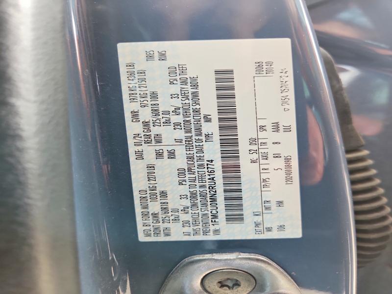 67962966 :رقم المزاد ، 1FMCU0MN2RUA16774 vin ، 2024 Ford Escape مزاد بيع