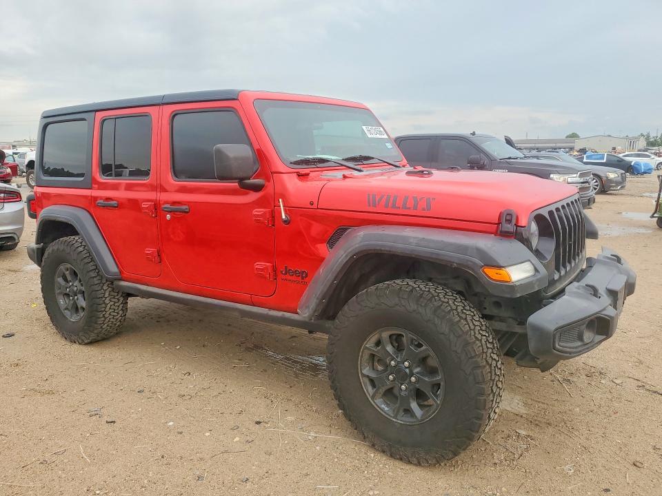 2021 Jeep Wrangler Unlimited მანქანა იყიდება აუქციონზე, vin: 1C4HJXDN7MW737696, აუქციონის ნომერი: 66124566