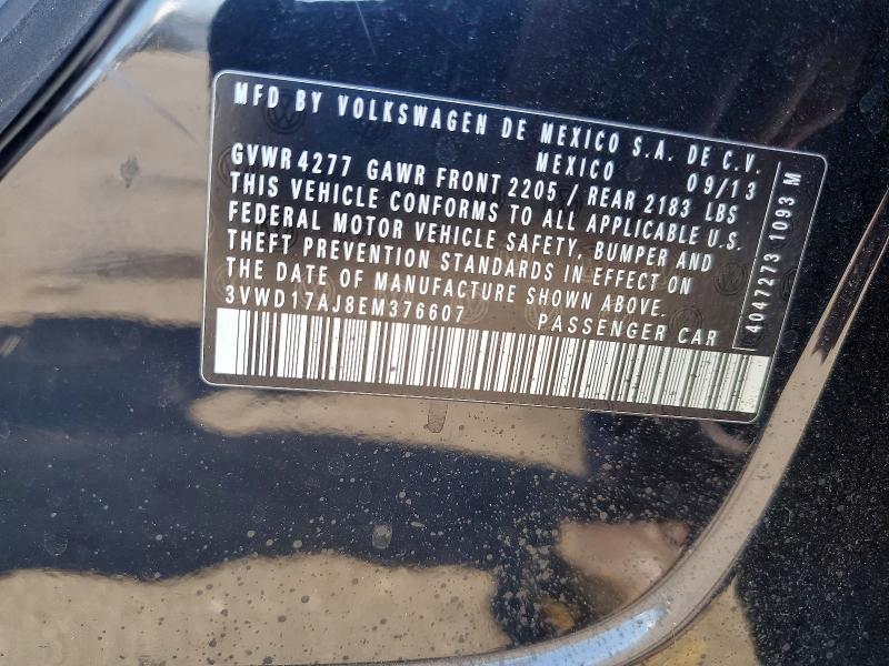 Aukcja sprzedaży 2014 Volkswagen Jetta, vin: 3VWD17AJ8EM376607, numer aukcji: 68594656