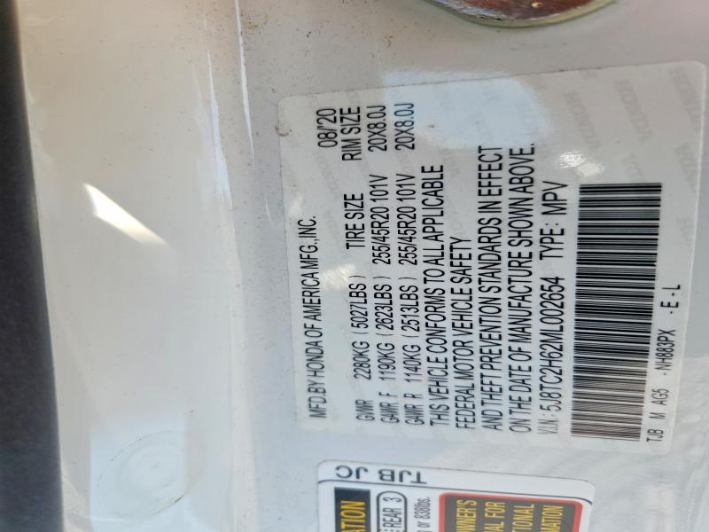 Aukcja sprzedaży 2021 Acura Rdx, vin: 5J8TC2H62ML002654, numer aukcji: 70692706