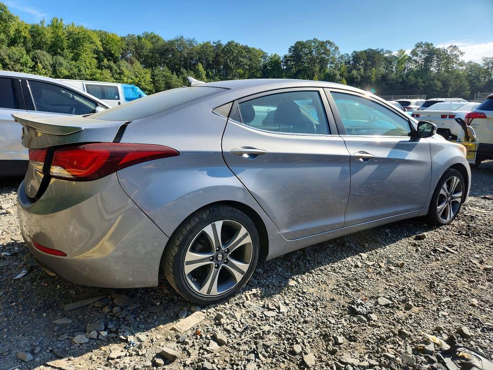 2014 Hyundai Elantra მანქანა იყიდება აუქციონზე, vin: KMHDH4AH6EU049351, აუქციონის ნომერი: 69485946