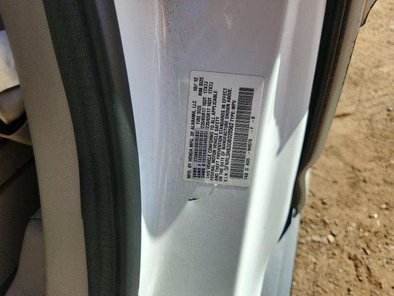 2013 Honda Odyssey მანქანა იყიდება აუქციონზე, vin: 5FNRL5H63DB020562, აუქციონის ნომერი: 70092706