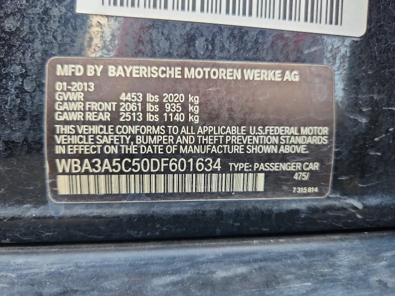 68093216 :رقم المزاد ، WBA3A5C50DF601634 vin ، 2013 Bmw 328 مزاد بيع