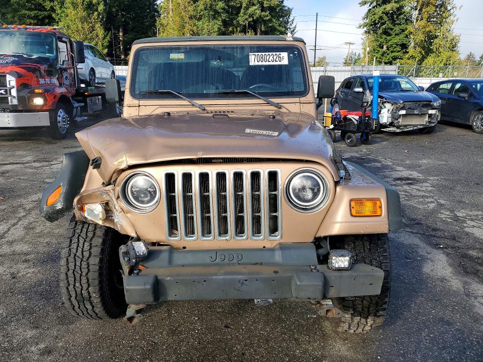 70802326 :رقم المزاد ، 1J4FA49S1YP713263 vin ، 2000 Jeep Wrangler / Tj مزاد بيع