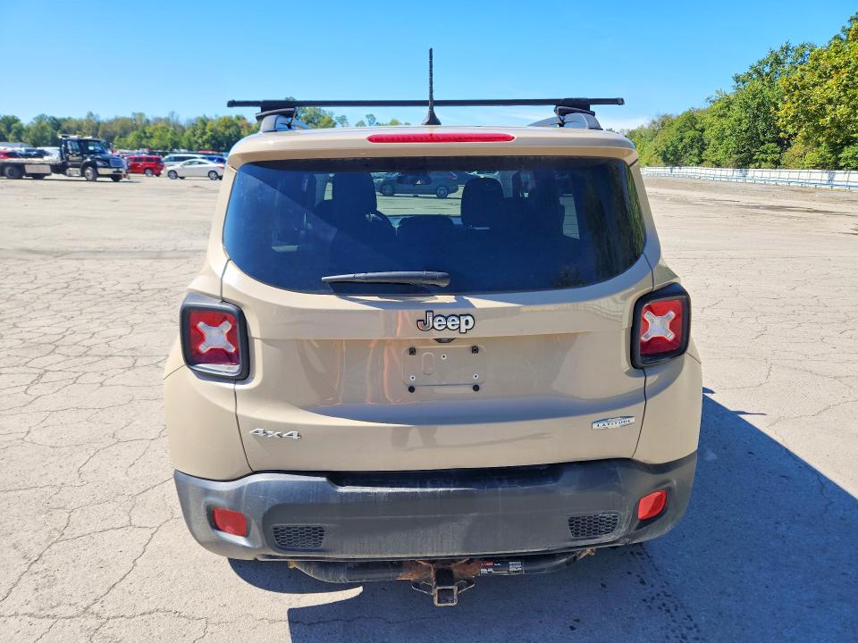 Aukcja sprzedaży 2016 Jeep Renegade, vin: ZACCJBBT4GPE34908, numer aukcji: 70428516