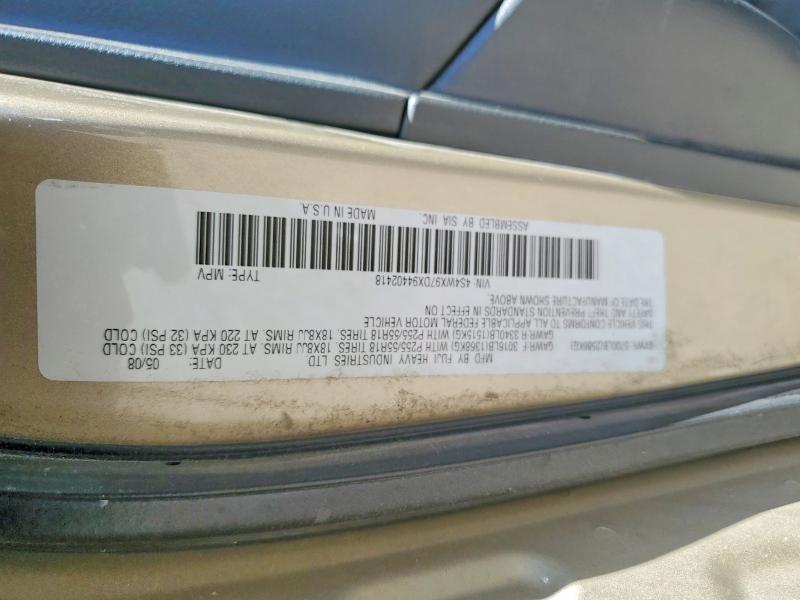 Aukcja sprzedaży 2009 Subaru Tribeca, vin: 4S4WX97DX94402418, numer aukcji: 66766656