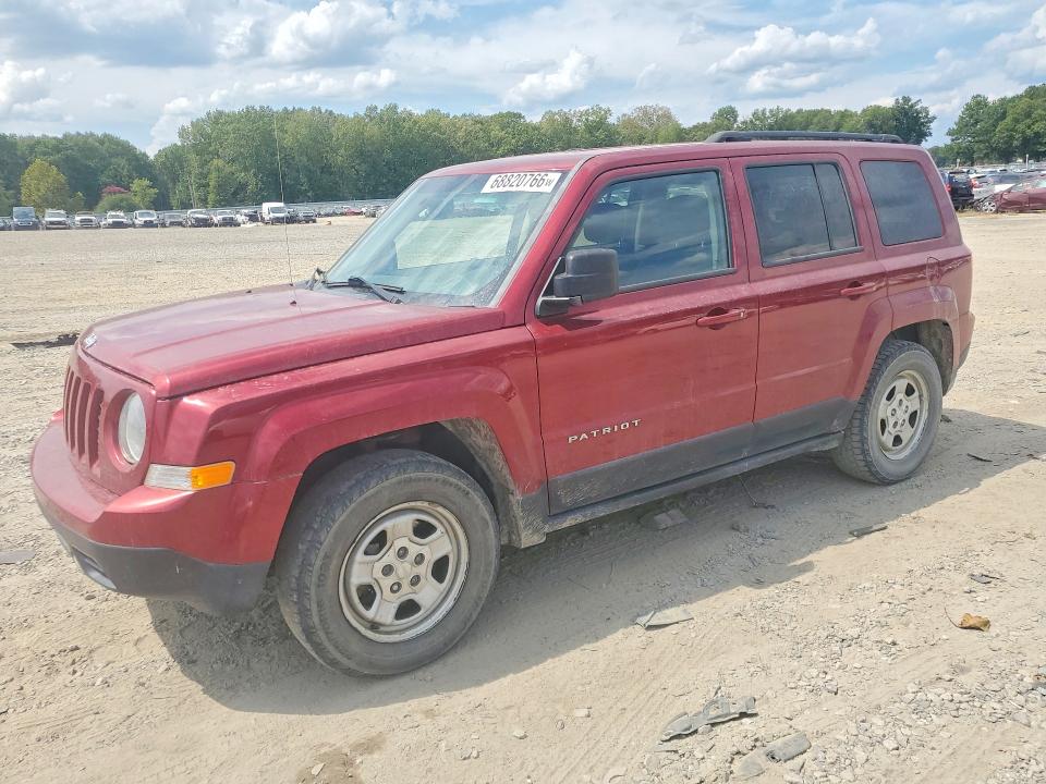 2016 Jeep Patriot მანქანა იყიდება აუქციონზე, vin: 1C4NJPBB1GD755509, აუქციონის ნომერი: 68820766