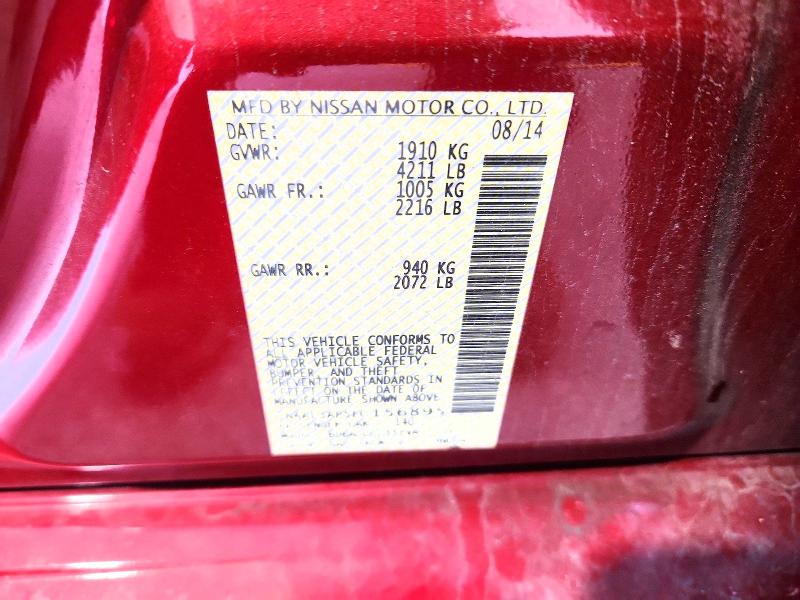 Продажа на аукционе авто 2015 Nissan Altima, vin: 1N4AL3AP5FC156895, номер лота: 69560106