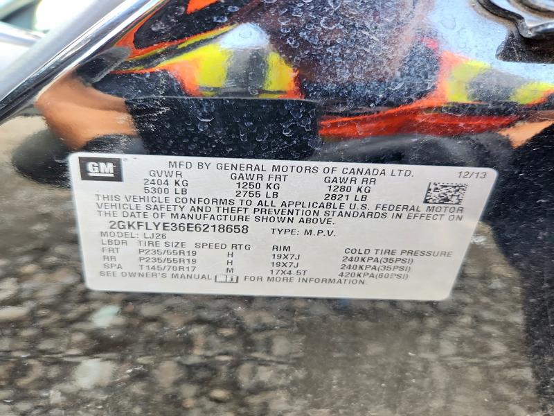2014 Gmc Terrain მანქანა იყიდება აუქციონზე, vin: 2GKFLYE36E6218658, აუქციონის ნომერი: 69933026