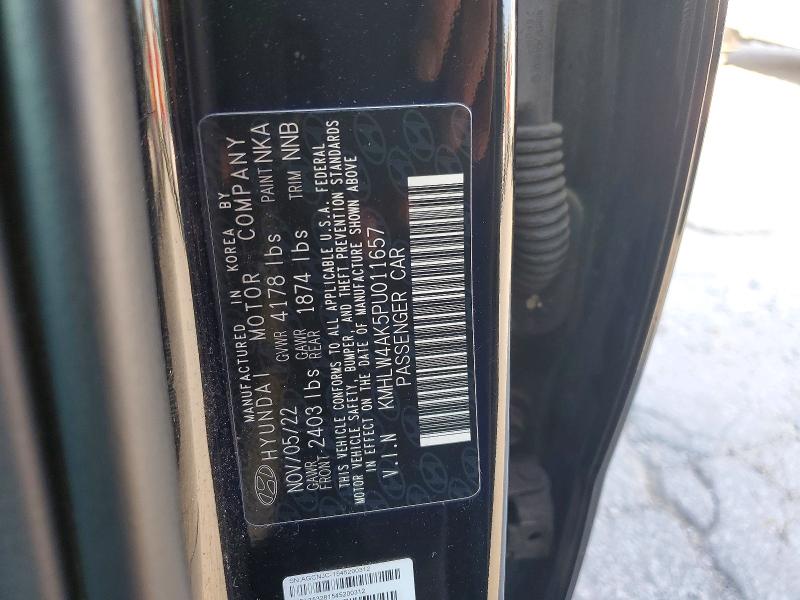 67012946 :رقم المزاد ، KMHLW4AK5PU011657 vin ، 2023 Hyundai Elantra N مزاد بيع