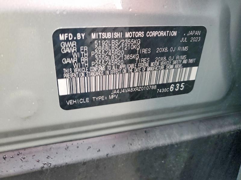Aukcja sprzedaży 2024 Mitsubishi Outlander, vin: JA4J4VA8XRZ010788, numer aukcji: 69735756