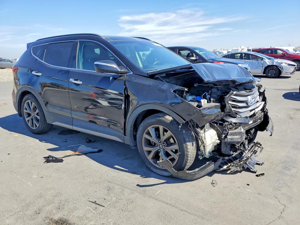 70302876 :رقم المزاد ، 5XYZW4LA0HG455941 vin ، 2017 Hyundai Santa Fe Sport مزاد بيع