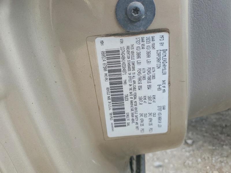 71333166 :رقم المزاد ، 1D7HG48N14S504871 vin ، 2004 Dodge Dakota مزاد بيع