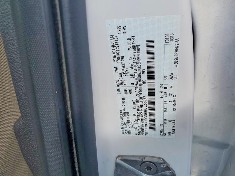 Aukcja sprzedaży 2017 Ford Escape, vin: 1FMCU0GD6HUE55977, numer aukcji: 71249906