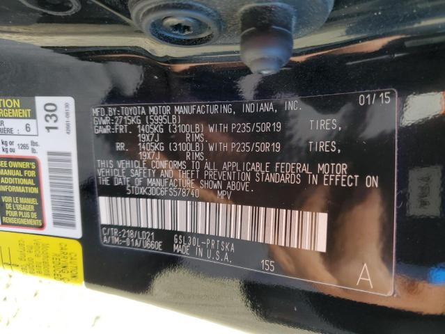 Продаж на аукціоні авто 2015 Toyota Sienna, vin: 5TDXK3DC6FS578740, номер лоту: 70739826