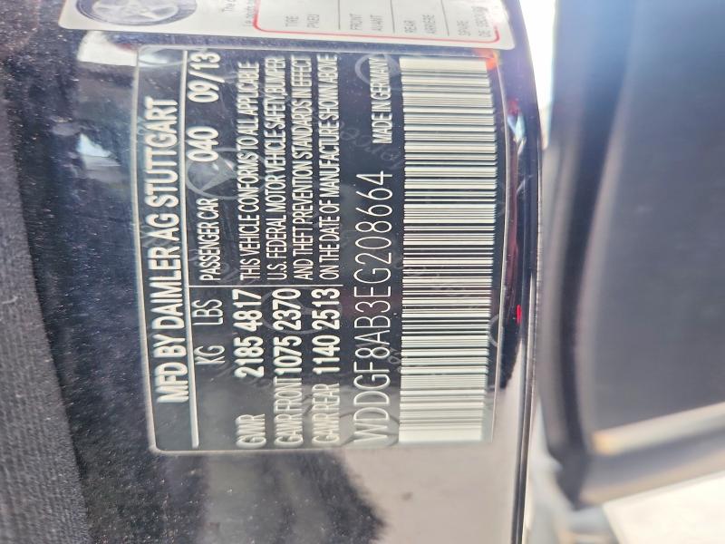 Aukcja sprzedaży 2014 Mercedes-benz C, vin: WDDGF8AB3EG208664, numer aukcji: 70886856