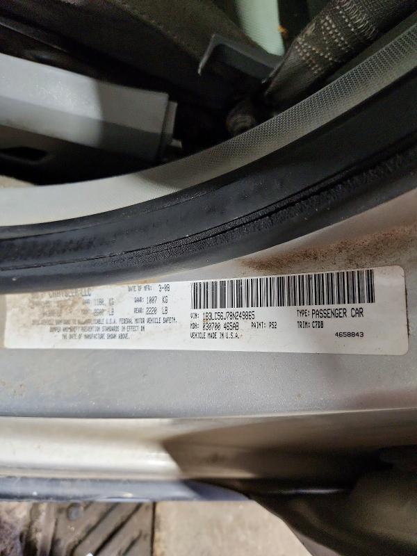 Продажа на аукционе авто 2008 Dodge Avenger, vin: 1B3LC56J78N249865, номер лота: 70241976