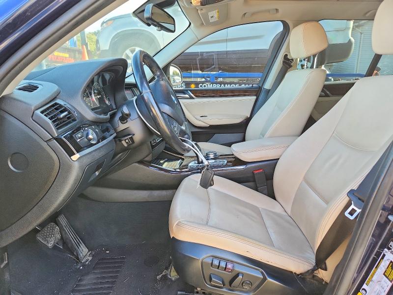 2015 Bmw X3 მანქანა იყიდება აუქციონზე, vin: 5UXWX9C56F0D55203, აუქციონის ნომერი: 70283326