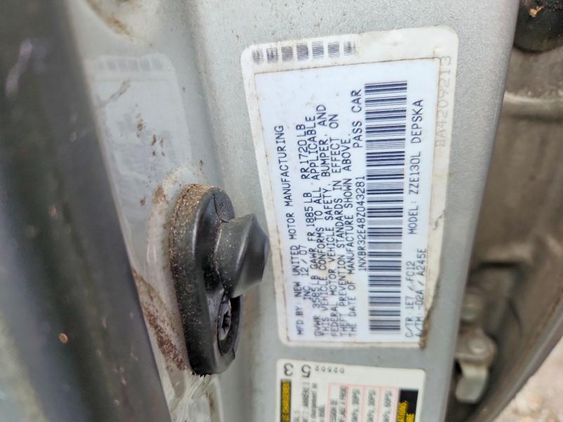 2008 Toyota Corolla მანქანა იყიდება აუქციონზე, vin: 1NXBR32E48Z043281, აუქციონის ნომერი: 70787366