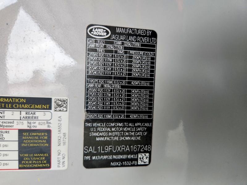 Продаж на аукціоні авто 2024 Land Rover Range Rover Sport, vin: SAL1L9FUXRA167248, номер лоту: 63744966