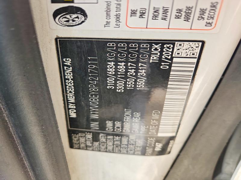 Aukcja sprzedaży 2023 Mercedes-benz Metris, vin: W1YV0BEY8P4217911, numer aukcji: 67470386