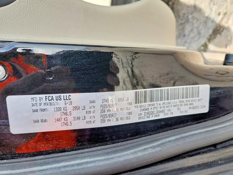 Aukcja sprzedaży 2018 Dodge Grand Caravan, vin: 2C4RDGBG1JR304802, numer aukcji: 69236076