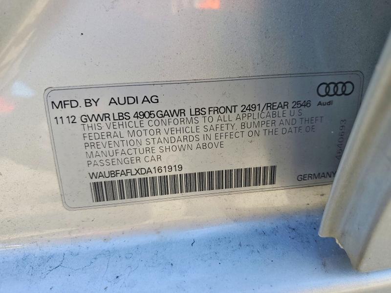 Продажа на аукционе авто 2013 Audi A4, vin: WAUBFAFLXDA161919, номер лота: 70529956